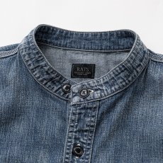 画像3: RATS/STAND COLLAR DENIM SHIRT（INDIGO）［スタンドカラーデニムシャツ-26春夏］ (3)