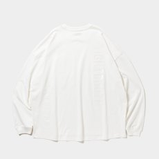画像1: TIGHTBOOTH/LABEL LOGO L/S T-SHIRT（White）［ラベルロゴ長袖T-26春夏］ (1)