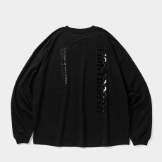 画像1: TIGHTBOOTH/LABEL LOGO L/S T-SHIRT（Black）［ラベルロゴ長袖T-26春夏］ (1)