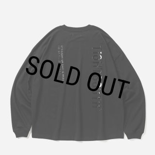 TIGHTBOOTH/LABEL LOGO L/S T-SHIRT（Black）［ラベルロゴ長袖T-26春夏