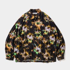 画像1: TIGHTBOOTH/BLOOM L/S SHIRT（Black）［ブルームシャツ-26春夏］ (1)