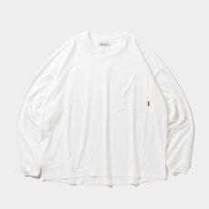 画像2: TIGHTBOOTH/LABEL LOGO L/S T-SHIRT（White）［ラベルロゴ長袖T-26春夏］ (2)