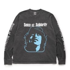 画像1: RATS/PIGMENT DYED L/S TEE（L.BLUE）［ピグメントダイ長袖T-26春夏］ (1)