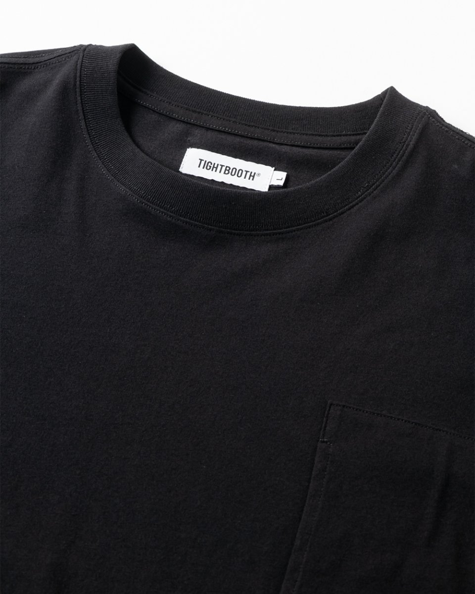 画像3: TIGHTBOOTH/LABEL LOGO L/S T-SHIRT（Black）［ラベルロゴ長袖T-26春夏］ (3)