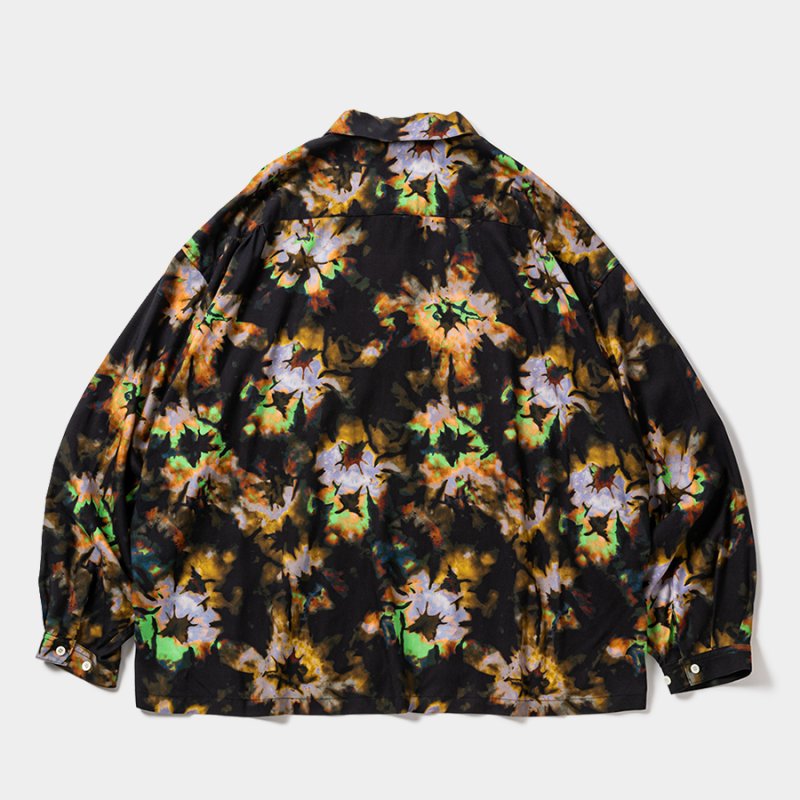 画像2: TIGHTBOOTH/BLOOM L/S SHIRT（Black）［ブルームシャツ-26春夏］