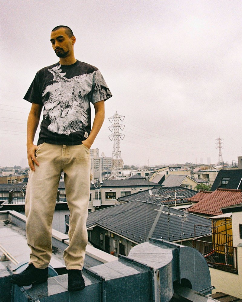 画像3: BlackEyePatch/EAGLE BLASTOVER TEE（BLACK）