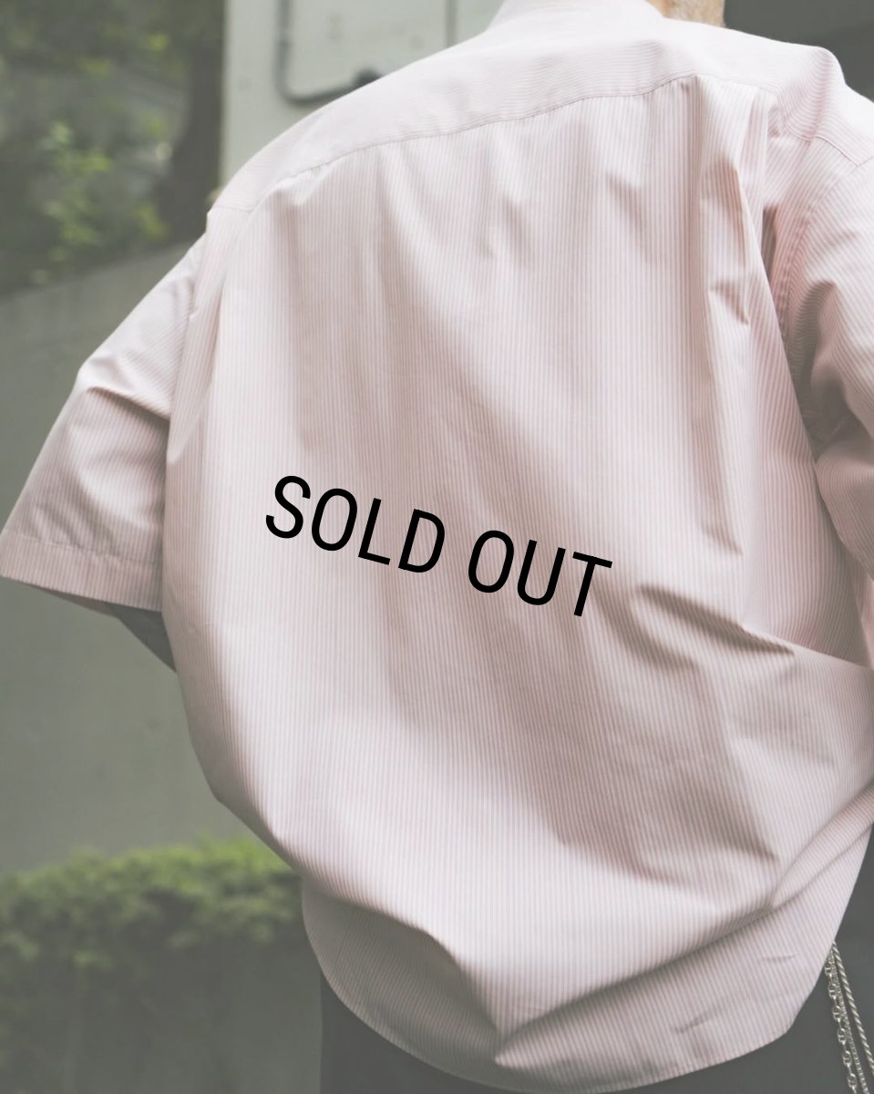 画像6: COOTIE PRODUCTIONS/Stripe Broad S/S Shirt（Pink）［ストライプブロードシャツ-26春夏］ (6)