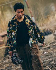 画像12: TIGHTBOOTH/BLOOM L/S SHIRT（Black）［ブルームシャツ-26春夏］ (12)
