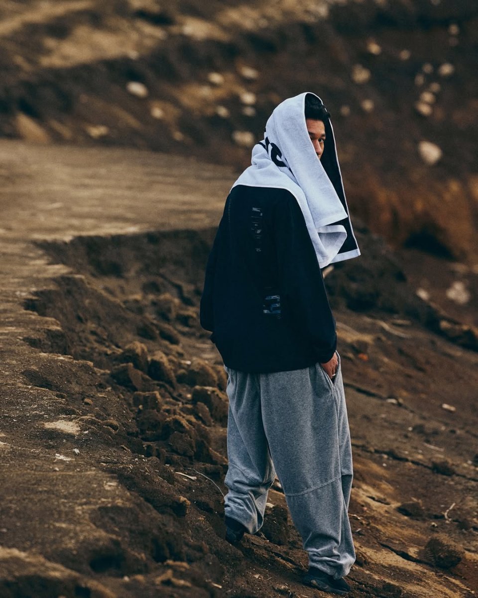 画像12: TIGHTBOOTH/VELOUR BALLOON PANTS（Gray）［ベロアバルーンパンツ-26春夏］ (12)