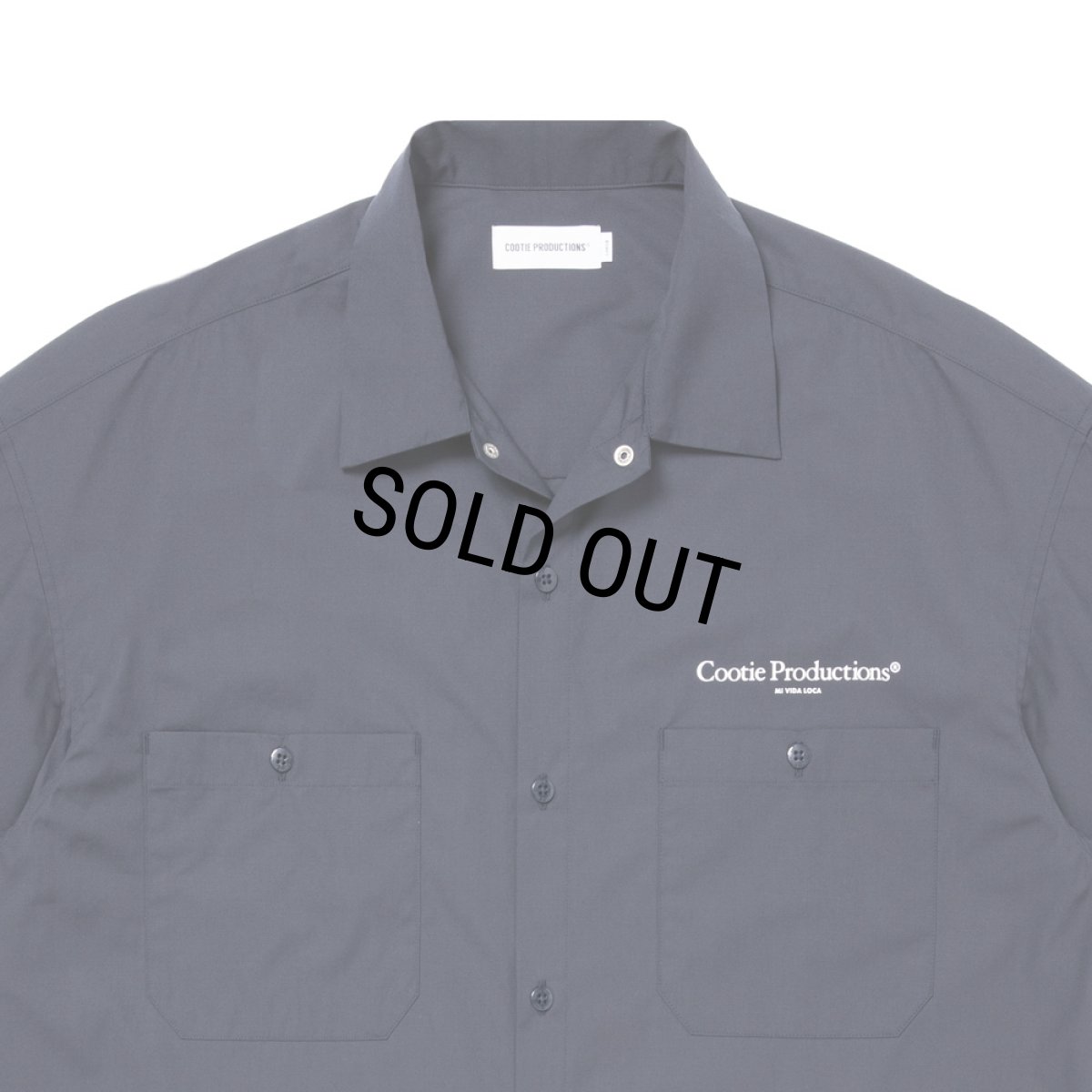 画像3: COOTIE PRODUCTIONS/Broad S/S Work Shirt（Navy）［ブロードワークシャツ-26春夏］ (3)