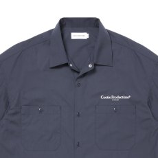 画像3: COOTIE PRODUCTIONS/Broad S/S Work Shirt（Navy）［ブロードワークシャツ-26春夏］ (3)