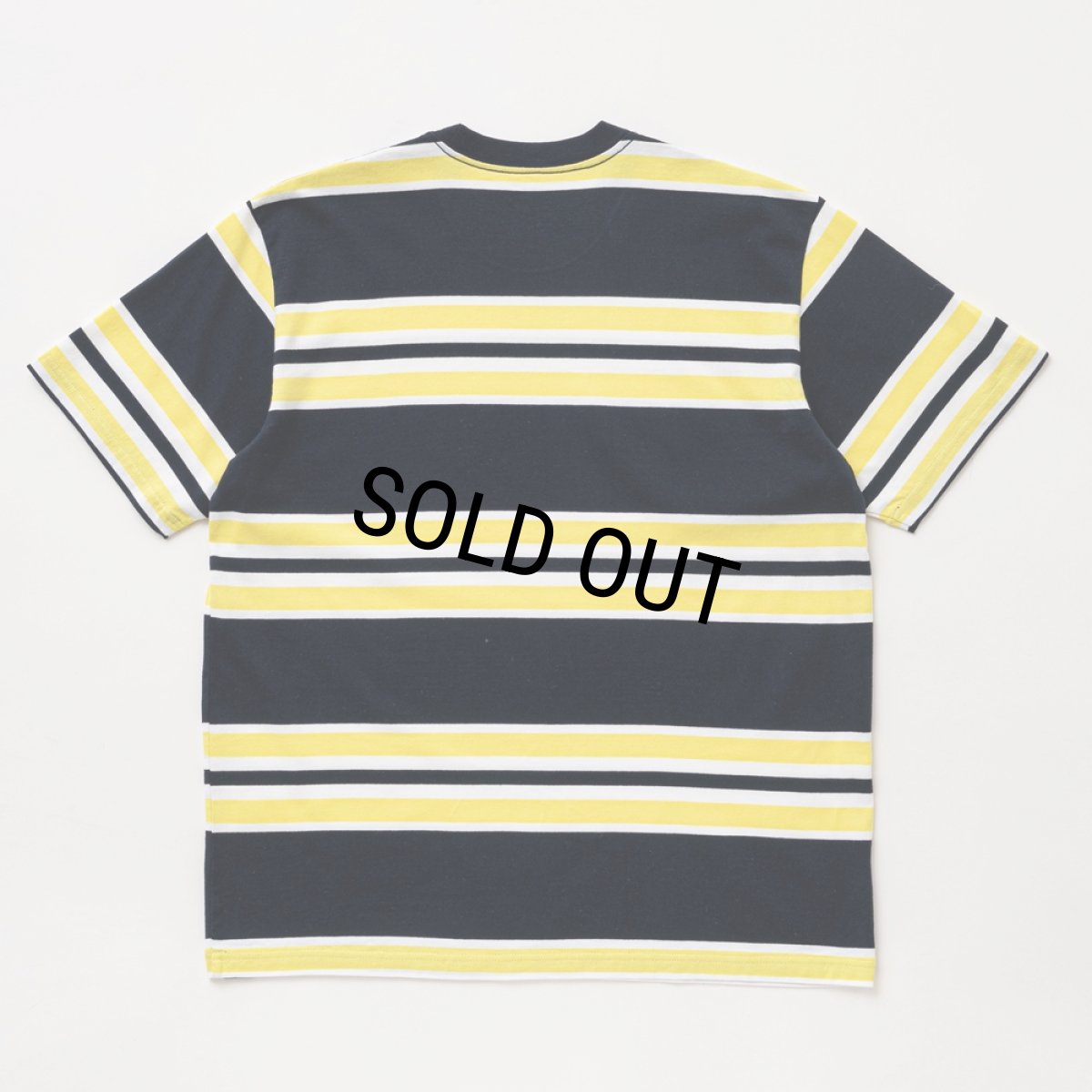 画像2: RATS/BORDER TEE（NAVY×YELLOW BORDER）［ボーダーT-26春夏］ (2)