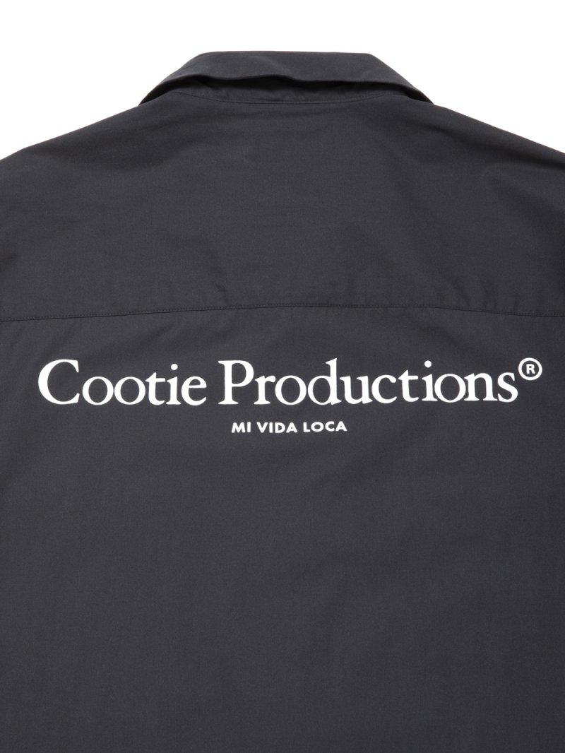 画像3: COOTIE PRODUCTIONS/Broad S/S Work Shirt（Black）［ブロードワークシャツ-26春夏］