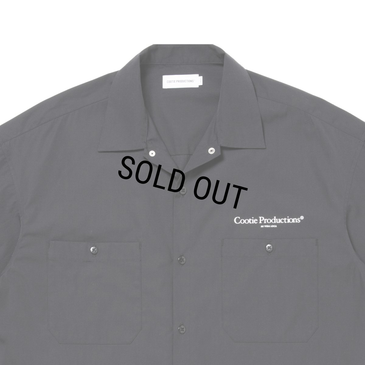 画像3: COOTIE PRODUCTIONS/Broad S/S Work Shirt（Black）［ブロードワークシャツ-26春夏］ (3)