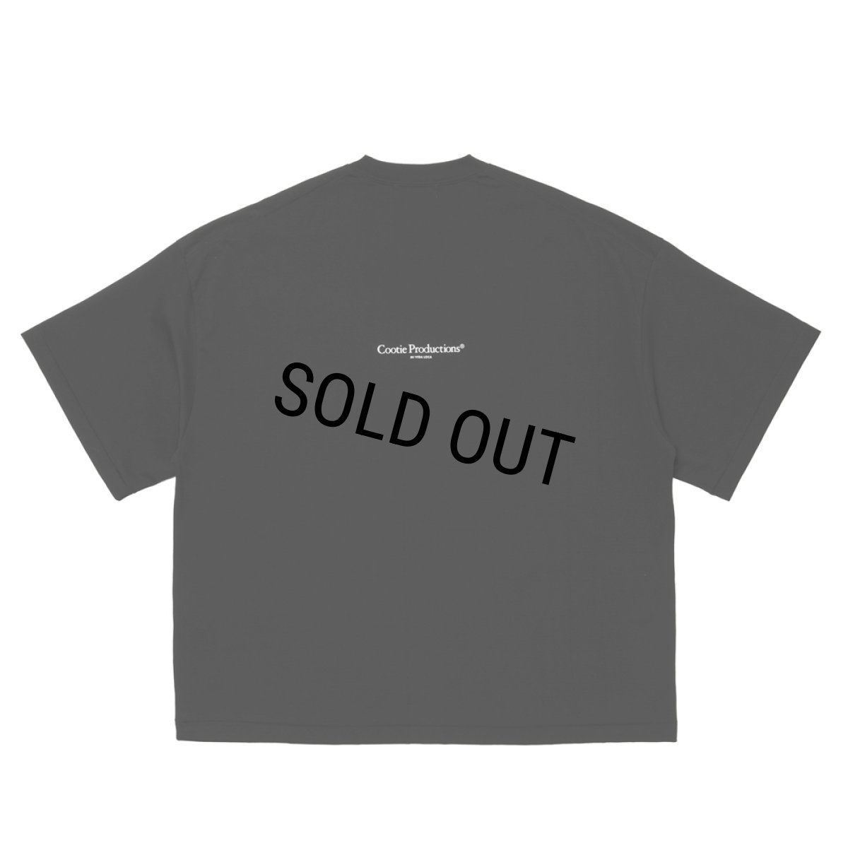 画像1: COOTIE PRODUCTIONS/Spanish Pima Boxy S/S Tee（Black）［スパニッシュピマボクシーT-26春夏］ (1)