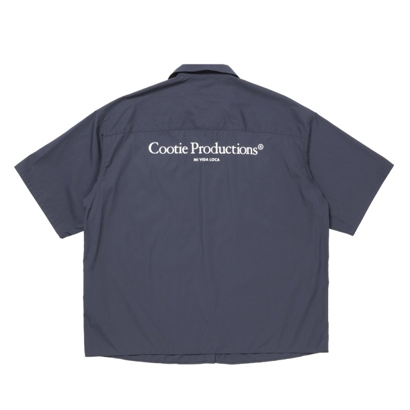 画像2: COOTIE PRODUCTIONS/Broad S/S Work Shirt（Navy）［ブロードワークシャツ-26春夏］