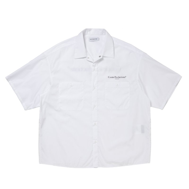 画像1: COOTIE PRODUCTIONS/Broad S/S Work Shirt（White）［ブロードワークシャツ-26春夏］