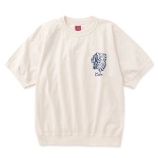 画像1: CALEE/VINTAGE REPRODUCT RAGLAN S/S CS ＜NATIVE AMERICAN＞（WHITE）［ラグランカットソー-26春夏］ (1)