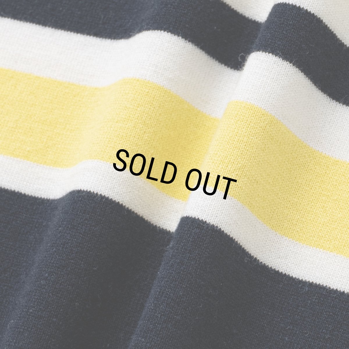 画像5: RATS/BORDER TEE（NAVY×YELLOW BORDER）［ボーダーT-26春夏］ (5)