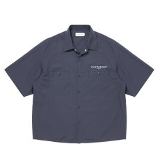 画像2: COOTIE PRODUCTIONS/Broad S/S Work Shirt（Navy）［ブロードワークシャツ-26春夏］ (2)