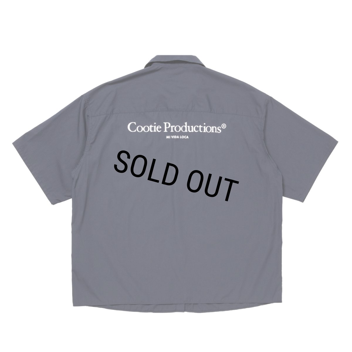 画像1: COOTIE PRODUCTIONS/Broad S/S Work Shirt（Navy）［ブロードワークシャツ-26春夏］ (1)