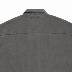 画像4: COOTIE PRODUCTIONS/Pigment Coating T/R Twill S/S Work Shirt（Dusty Black）［ピグメントワークシャツ-26春夏］ (4)