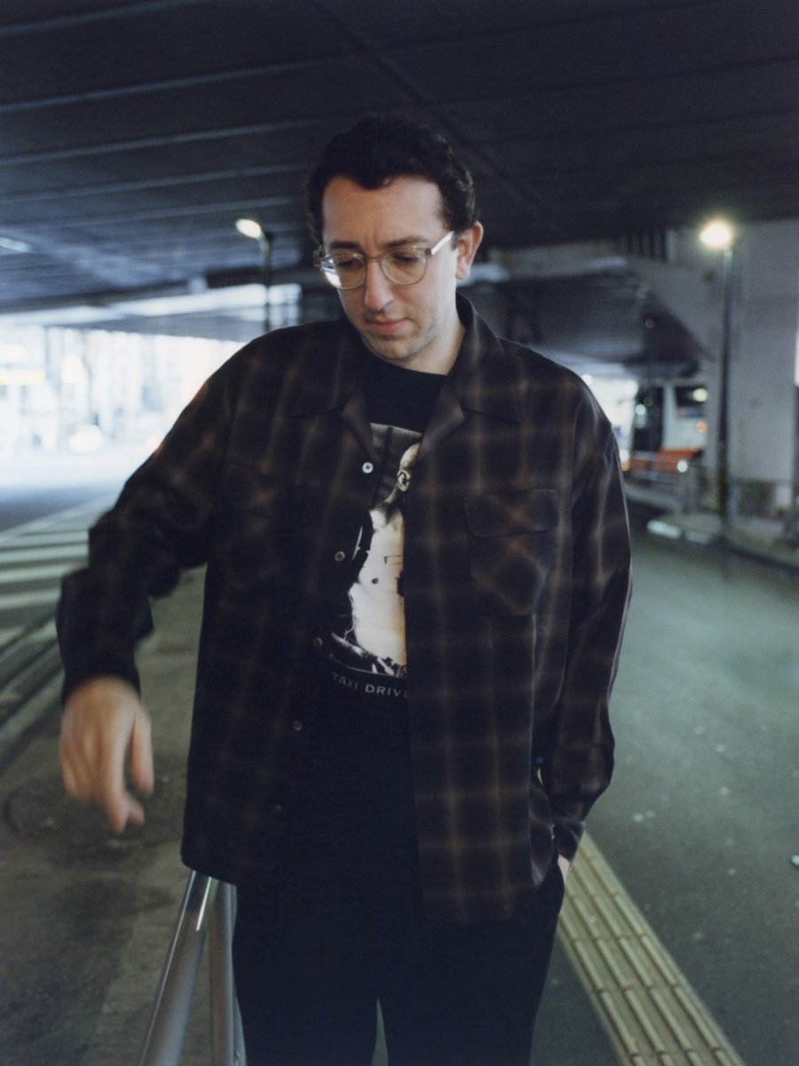 画像3: exodus brand/RAYON OMBRE CHECK L/S SHIRT（BLACK）［レーヨンオンブレチェックシャツ-26春夏］ (3)