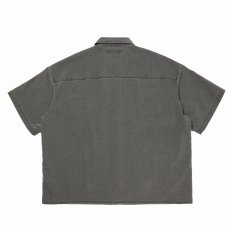 画像2: COOTIE PRODUCTIONS/Pigment Coating T/R Twill S/S Work Shirt（Dusty Black）［ピグメントワークシャツ-26春夏］ (2)