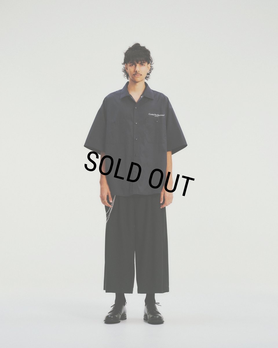 画像6: COOTIE PRODUCTIONS/Broad S/S Work Shirt（Black）［ブロードワークシャツ-26春夏］ (6)
