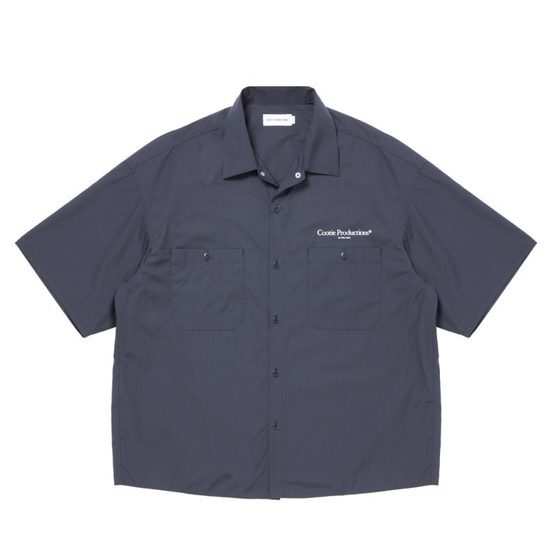 画像1: COOTIE PRODUCTIONS/Broad S/S Work Shirt（Navy）［ブロードワークシャツ-26春夏］