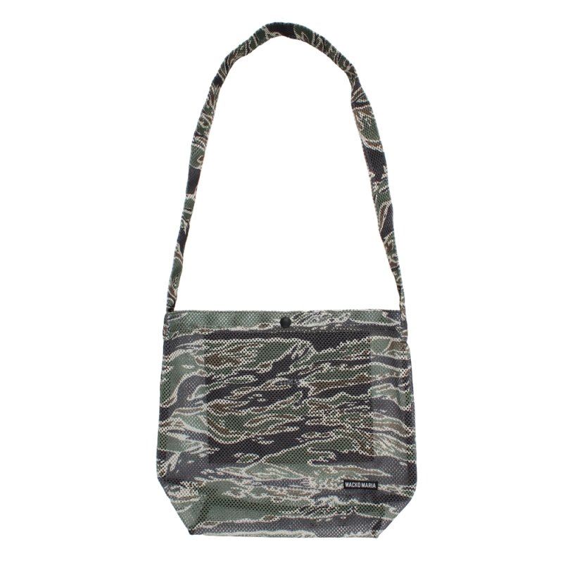 画像1: WACKO MARIA/SPEAK EASY / TIGER CAMO MESH SHOULDER BAG（KHAKI）［タイガーカモメッシュショルダーバッグ-26春夏］