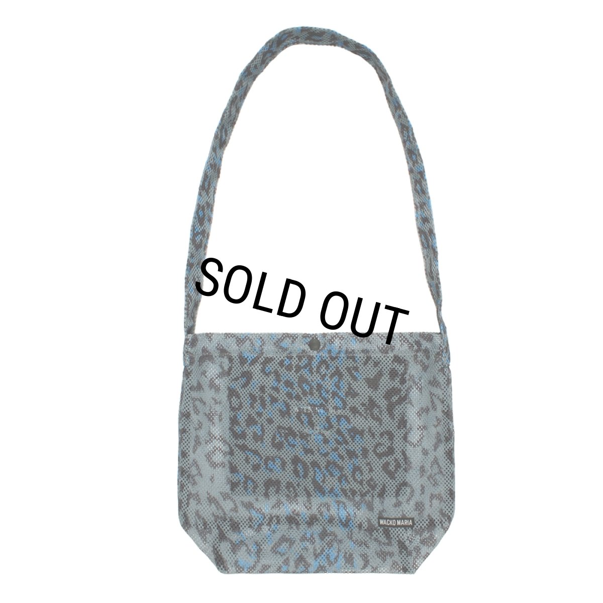 画像1: WACKO MARIA/SPEAK EASY / LEOPARD MESH SHOULDER BAG（GRAY）［レオパードメッシュショルダーバッグ-26春夏］ (1)