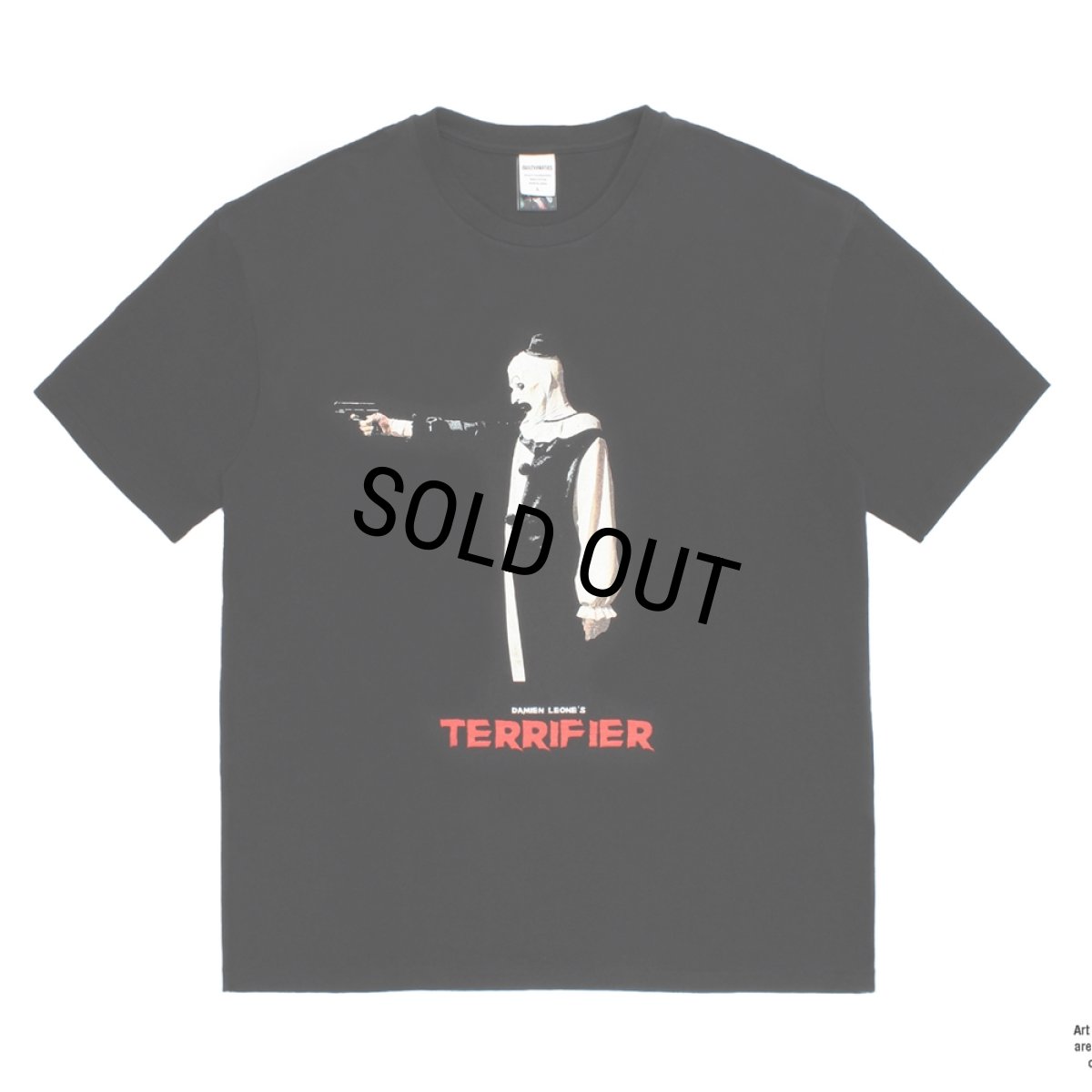 画像1: WACKO MARIA/TERRIFIER / WASHED HEAVY WEIGHT T-SHIRT（BLACK）［プリント+刺繍T-26春夏］ (1)