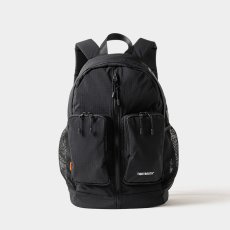 画像1: TIGHTBOOTH/DOUBLE POCKET RIPSTOP BACKPACK（Black）［リップストップバックパック-26春夏］ (1)