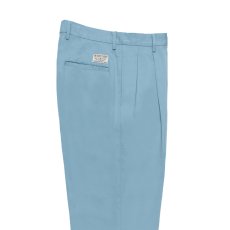 画像2: WACKO MARIA/SOLBIATI / DOUBLE PLEATED TROUSERS（BLUE）［ツータックチノトラウザース-26春夏］ (2)