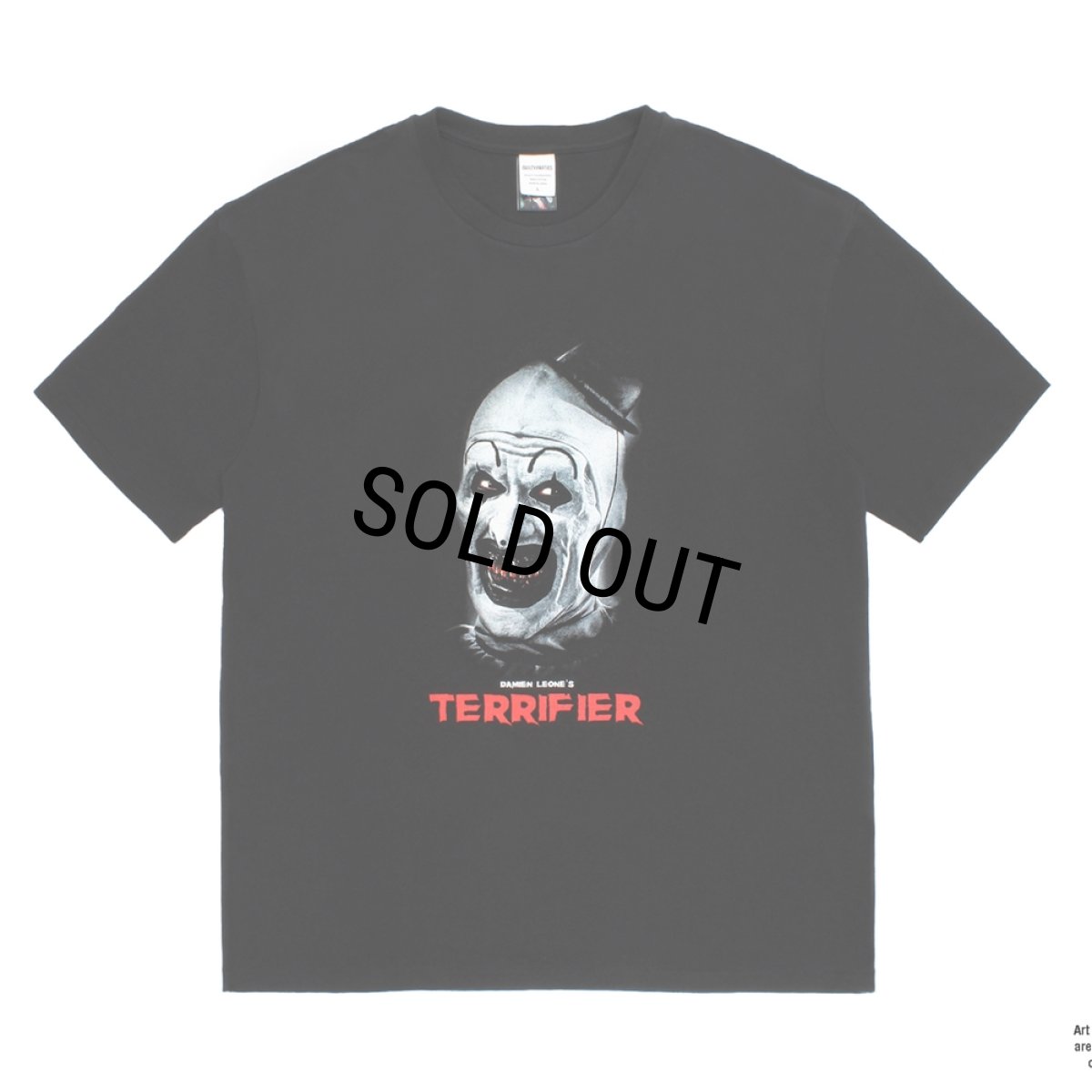 画像1: WACKO MARIA/TERRIFIER / WASHED HEAVY WEIGHT T-SHIRT（BLACK）［プリント+刺繍T-26春夏］ (1)