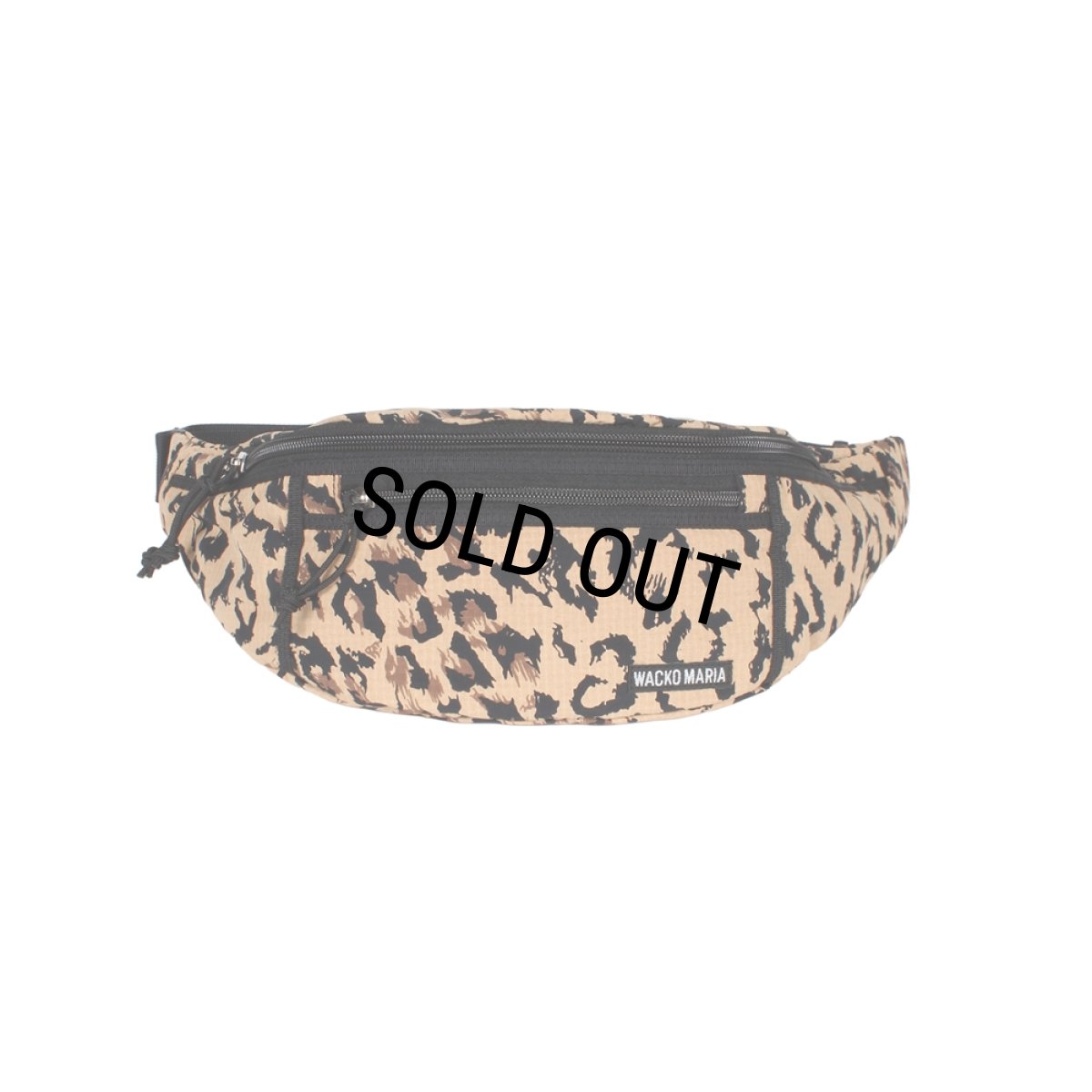 画像1: WACKO MARIA/SPEAK EASY / LEOPARD WAIST BAG（BEIGE）［レオパードウエストバッグ-26春夏］ (1)