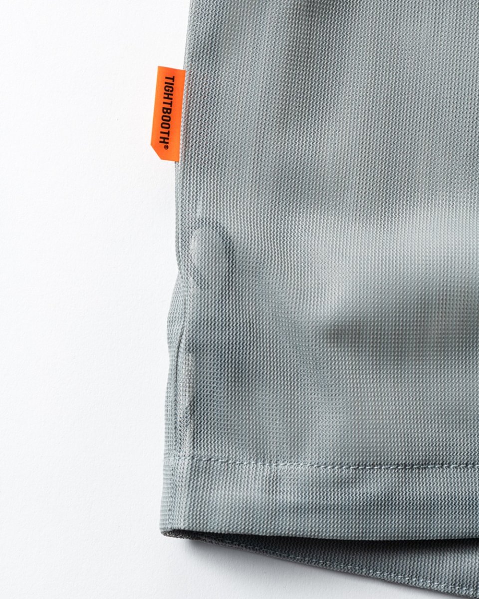 画像8: TIGHTBOOTH/LABEL LOGO SHEER PARKA（Gray）［ラベルロゴシアーパーカー-26春夏］ (8)