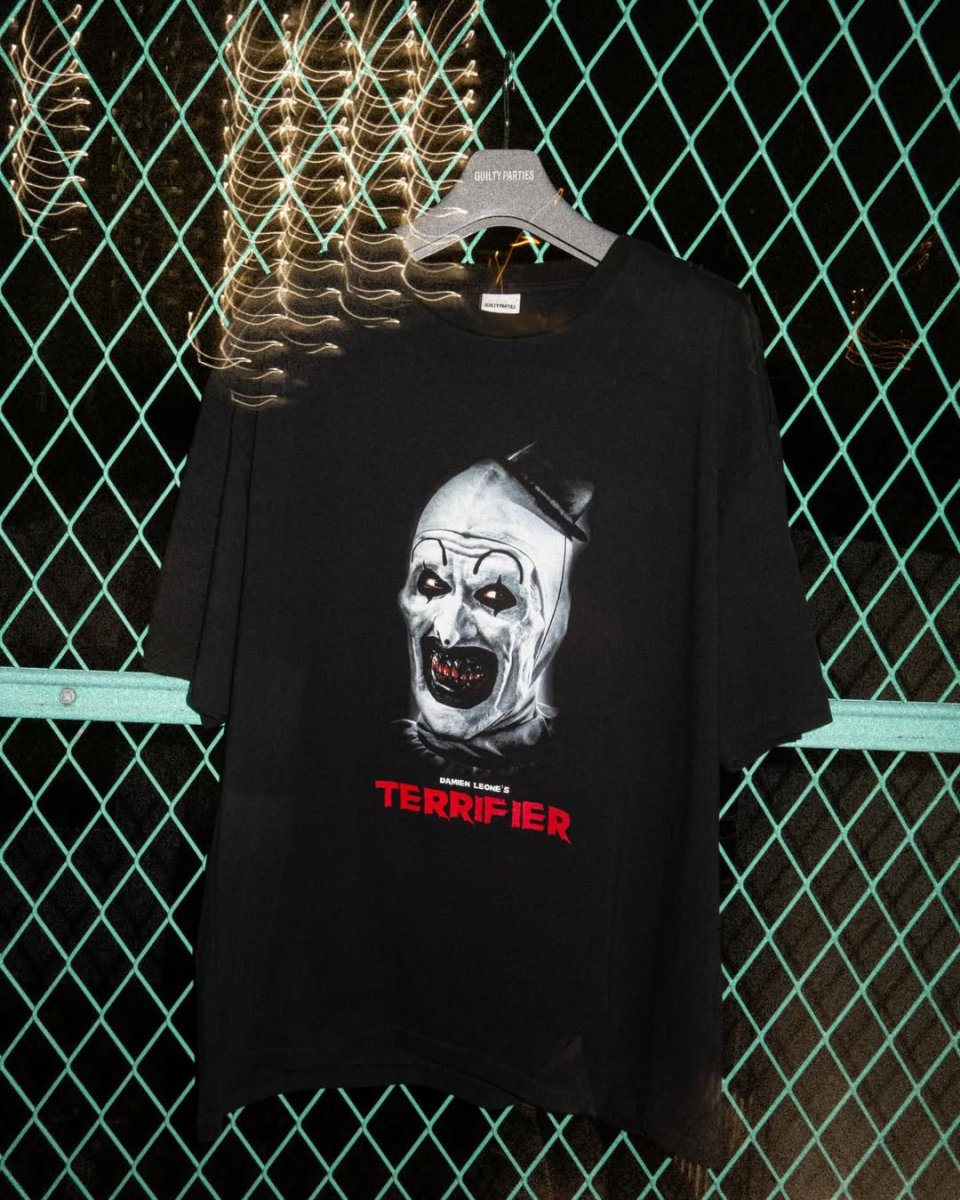 画像3: WACKO MARIA/TERRIFIER / WASHED HEAVY WEIGHT T-SHIRT（BLACK）［プリント+刺繍T-26春夏］ (3)