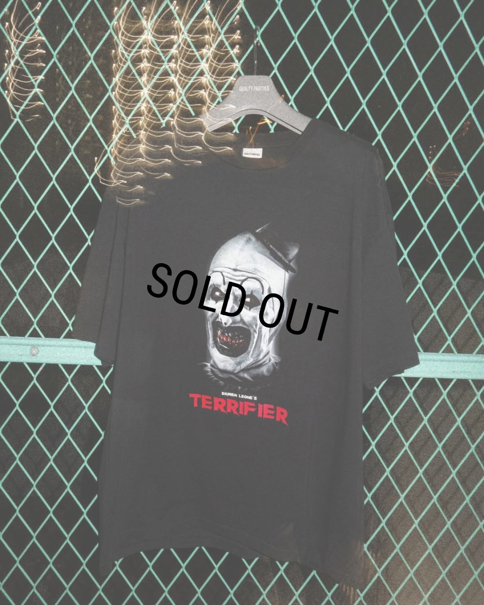 画像4: WACKO MARIA/TERRIFIER / WASHED HEAVY WEIGHT T-SHIRT（BLACK）［プリント+刺繍T-26春夏］ (4)