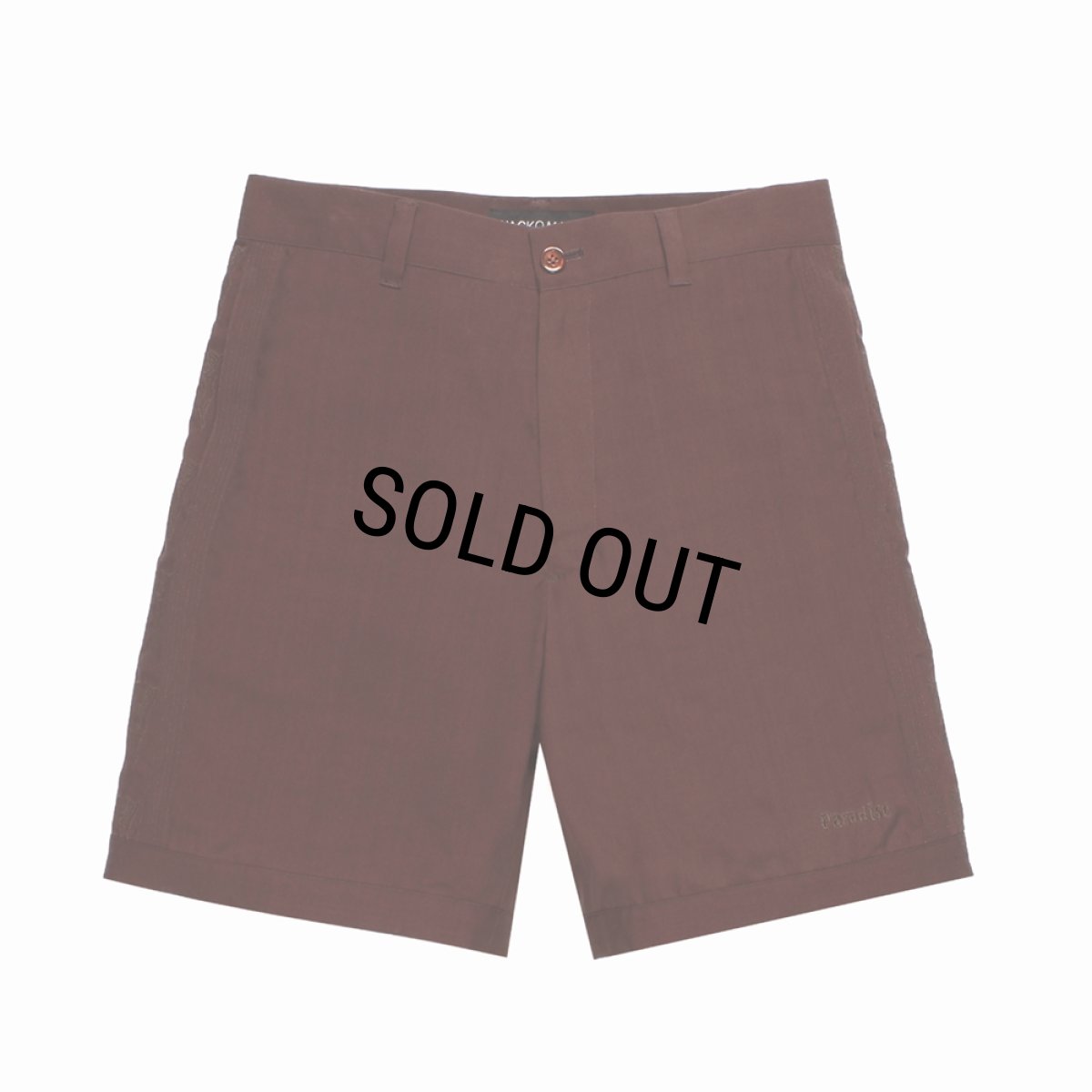 画像1: WACKO MARIA/CUBA SHORTS（BROWN）［キューバショーツ-26春夏］ (1)