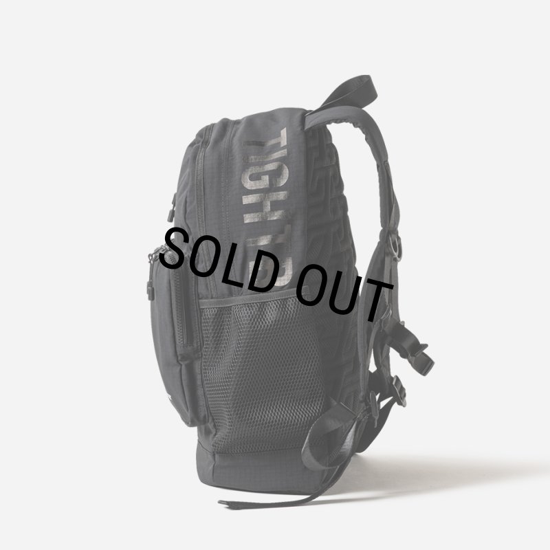 TIGHTBOOTH/DOUBLE POCKET RIPSTOP BACKPACK（Black）［リップストップ