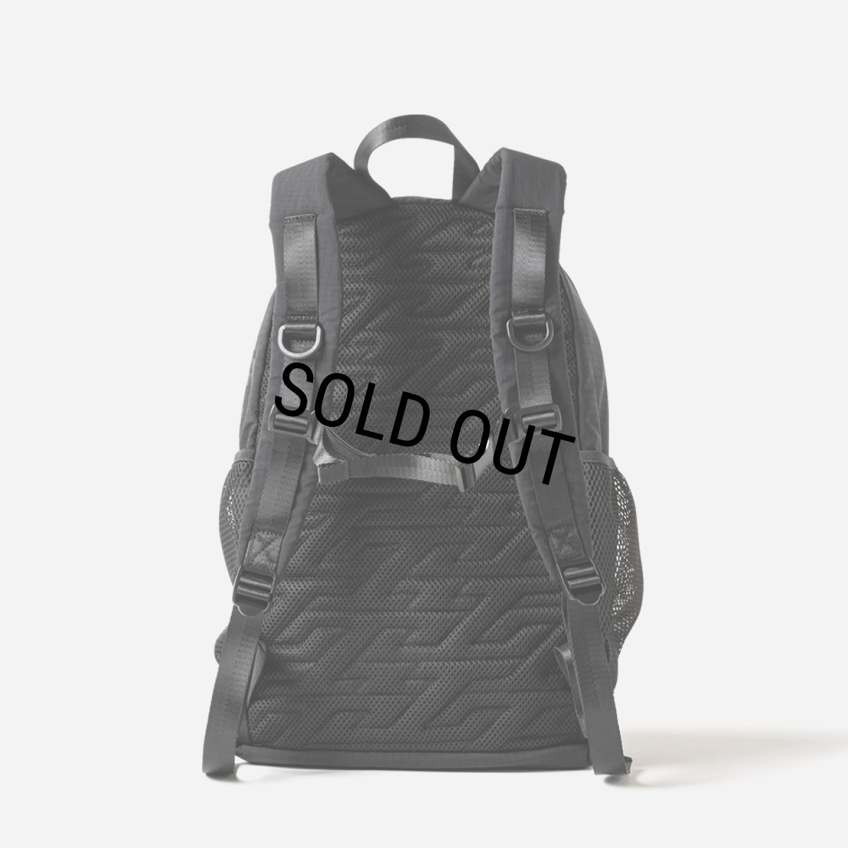 画像2: TIGHTBOOTH/DOUBLE POCKET RIPSTOP BACKPACK（Black）［リップストップバックパック-26春夏］ (2)