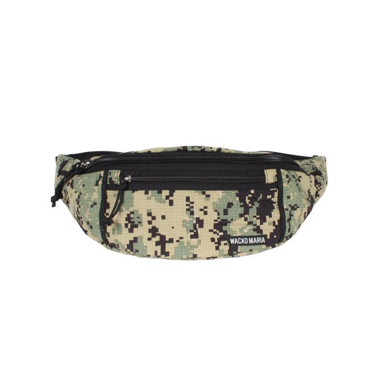 画像1: WACKO MARIA/SPEAK EASY / DIGITAL CAMO WAIST BAG（KHAKI）［デジタルカモウエストバッグ-26春夏］
