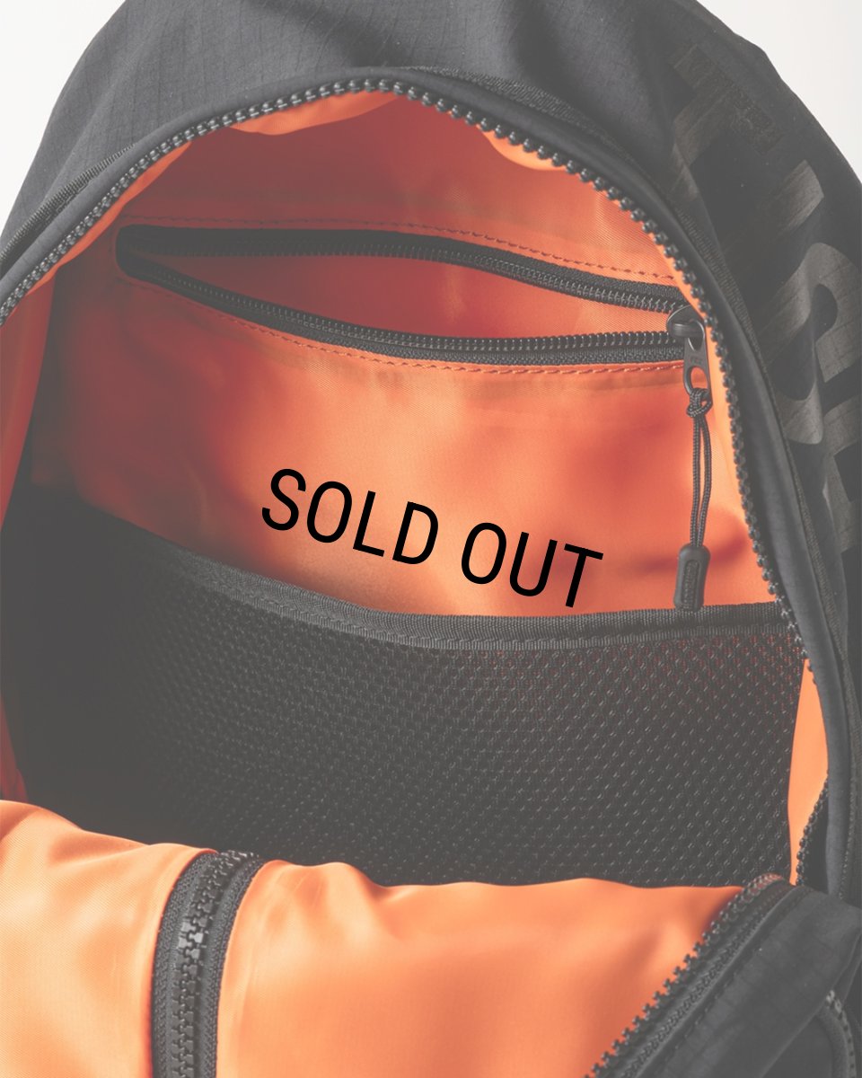 画像8: TIGHTBOOTH/DOUBLE POCKET RIPSTOP BACKPACK（Black）［リップストップバックパック-26春夏］ (8)