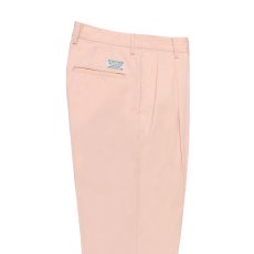 画像2: WACKO MARIA/SOLBIATI / DOUBLE PLEATED TROUSERS（PINK）［ツータックチノトラウザース-26春夏］ (2)