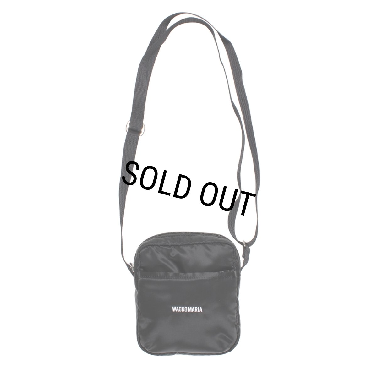 画像1: WACKO MARIA/SPEAK EASY / NYLON SMALL SHOULDER BAG（BLACK）［ナイロンスモールショルダーバッグ-26春夏］ (1)