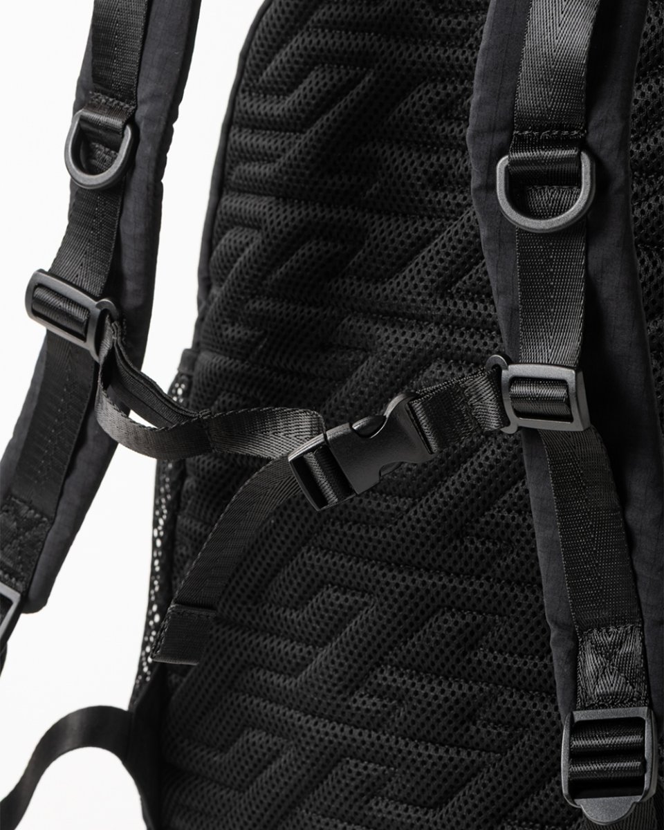 画像12: TIGHTBOOTH/DOUBLE POCKET RIPSTOP BACKPACK（Black）［リップストップバックパック-26春夏］ (12)