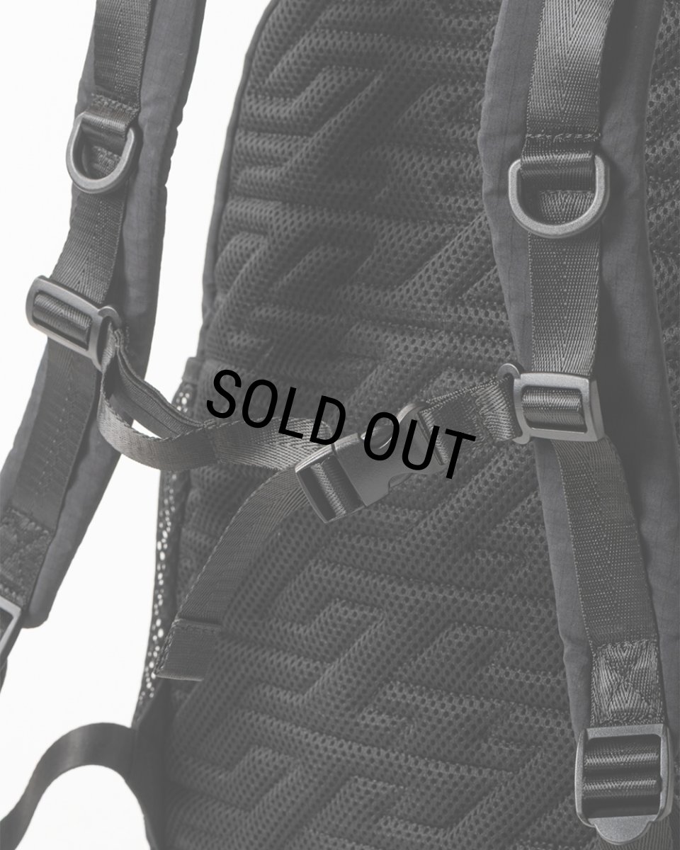 画像12: TIGHTBOOTH/DOUBLE POCKET RIPSTOP BACKPACK（Black）［リップストップバックパック-26春夏］ (12)