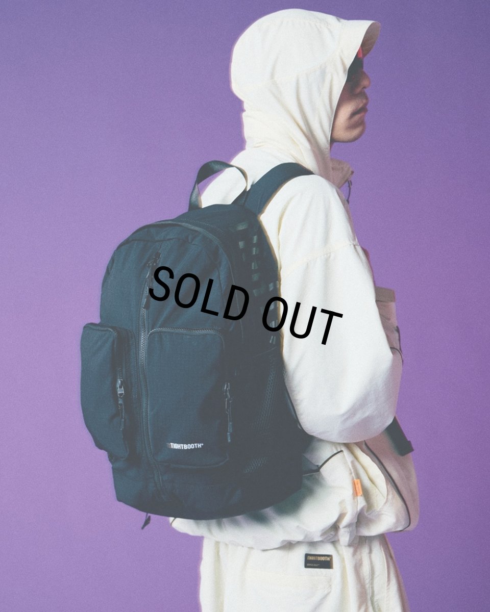 画像16: TIGHTBOOTH/DOUBLE POCKET RIPSTOP BACKPACK（Black）［リップストップバックパック-26春夏］ (16)